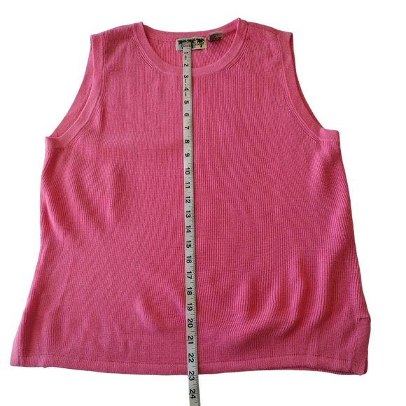Palm Grove Sweater Womens Large Sleeveless - Picture 7 of 7